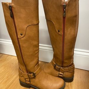 Tall Tan Guess Boots